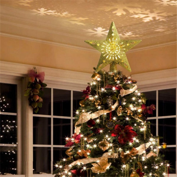 Holiday Magic Projector Tree Topper